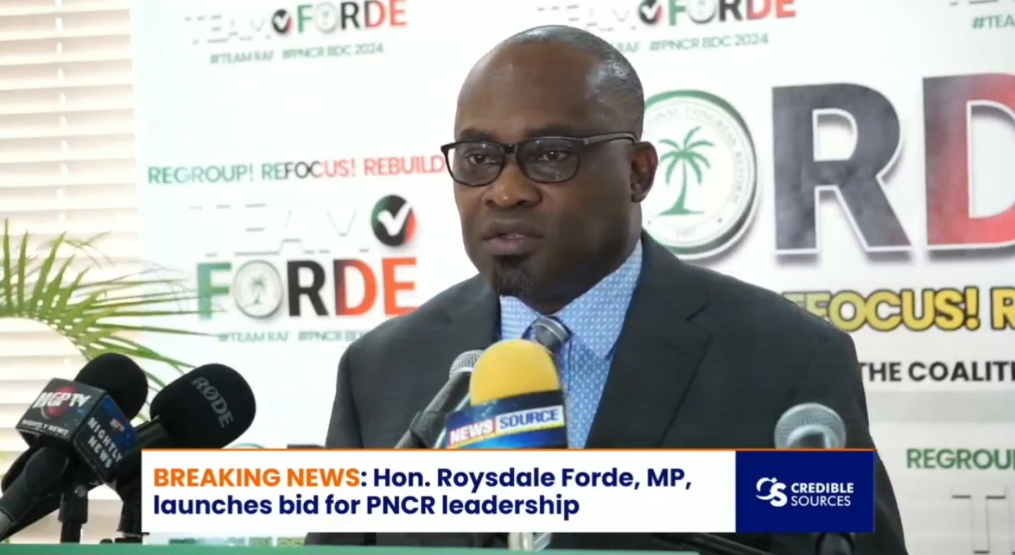 BREAKING: Roysdale Forde to challenge Aubrey Norton for PNCR leadership