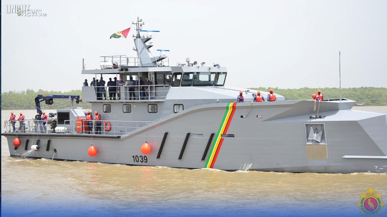 Offshore Patrol Vessel Arrives in Guyana to Enhance Maritime Security