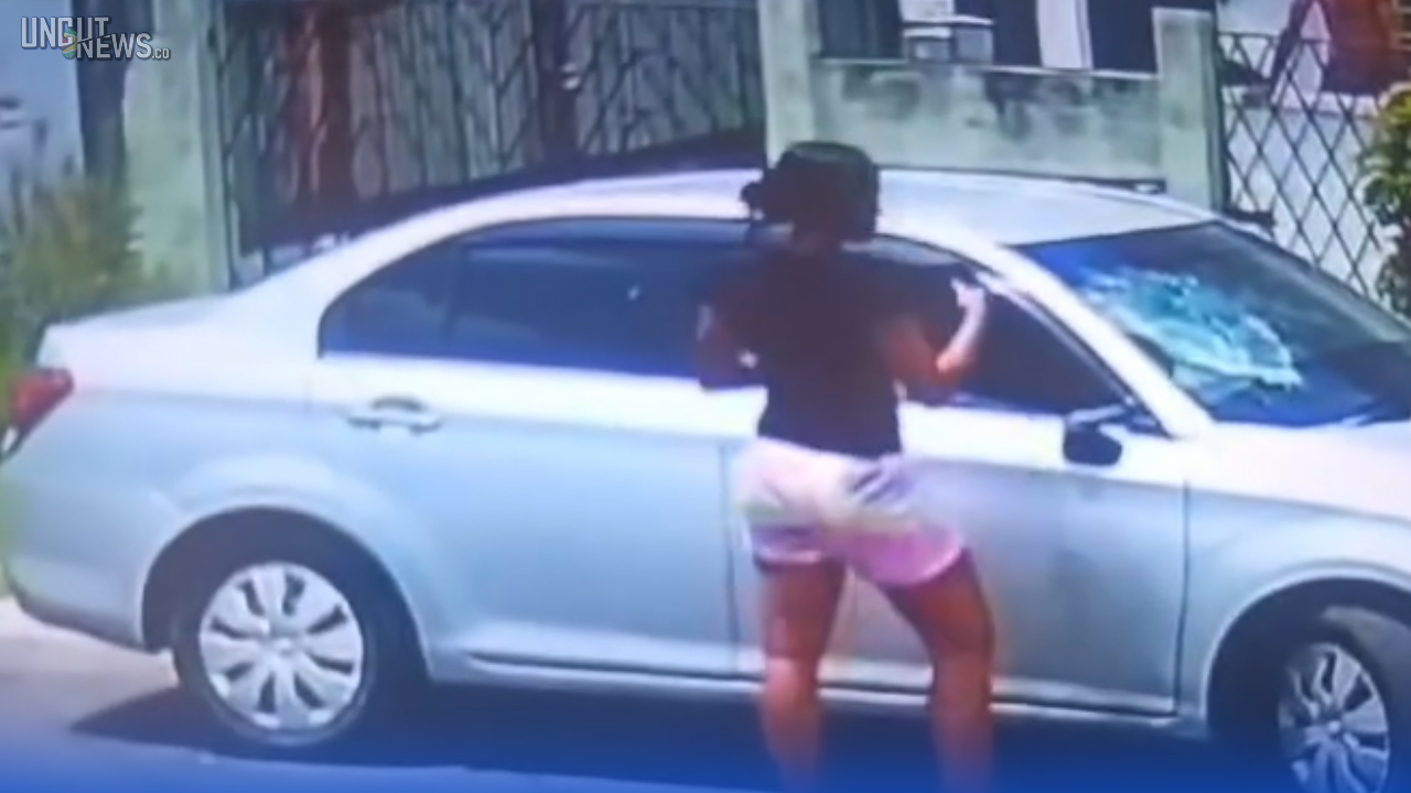 Viral Video of Police Woman Trashing Car Linked to Domestic Violence